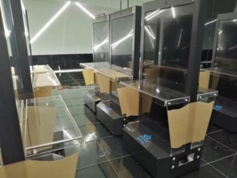 梦创小镇亚克力展台定制